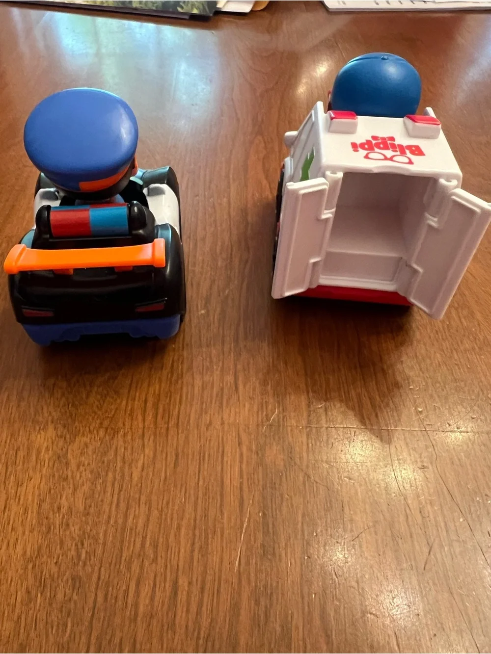 Blippi 2 Rescue Vehicles ambulance and police car Toy Set